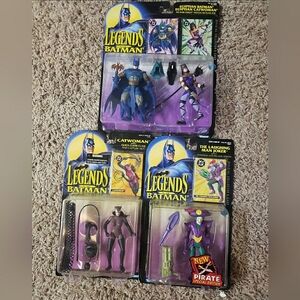 vintage Legends of Batman figures
